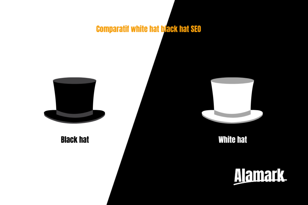 Comparatif white hat black hat SEO